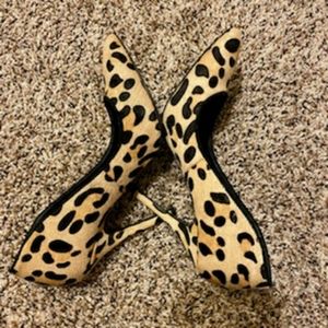 Steve Madden leopard heels